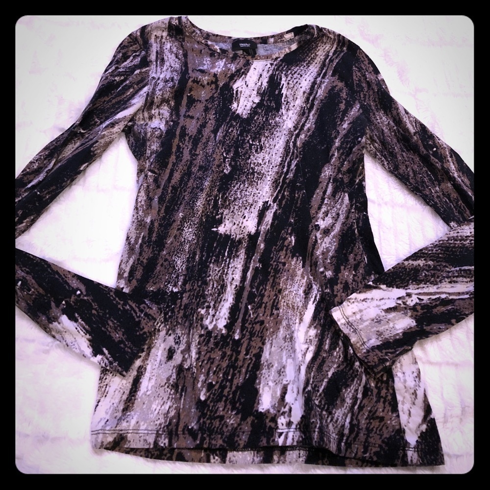 Marble Print Long Sleeve